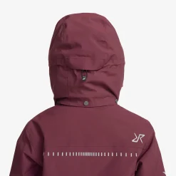 AccXel Insulated 2L Ski Jacket Teens Mauve Wine/Black