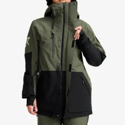 AccXel 2L Ski Jacket Damen Kambaba Green/Black