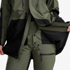 AccXel 2L Ski Jacket Damen Kambaba Green/Black