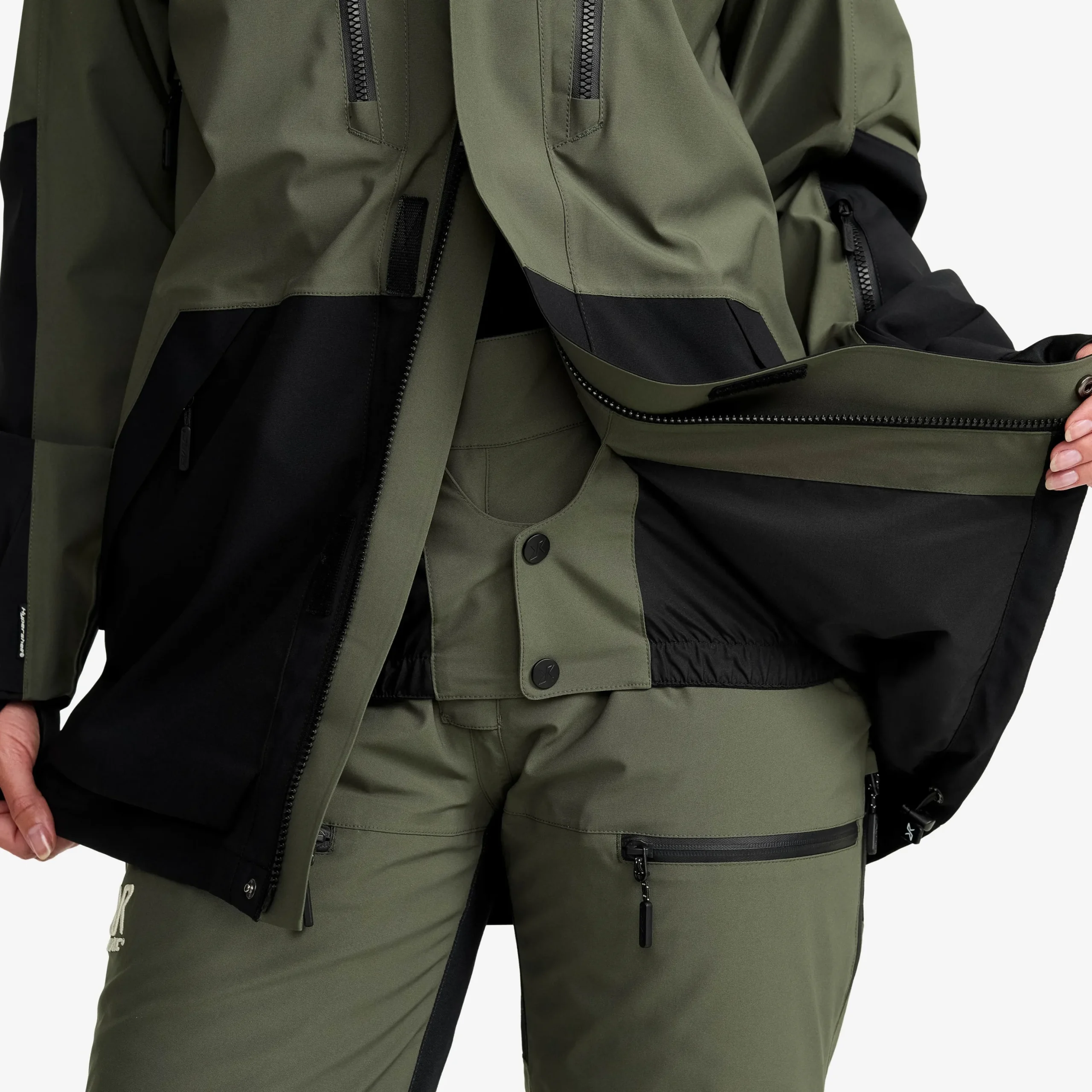 AccXel 2L Ski Jacket Damen Kambaba Green/Black