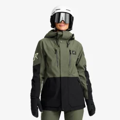 AccXel 2L Ski Jacket Damen Kambaba Green/Black
