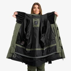 AccXel 2L Ski Jacket Damen Kambaba Green/Black