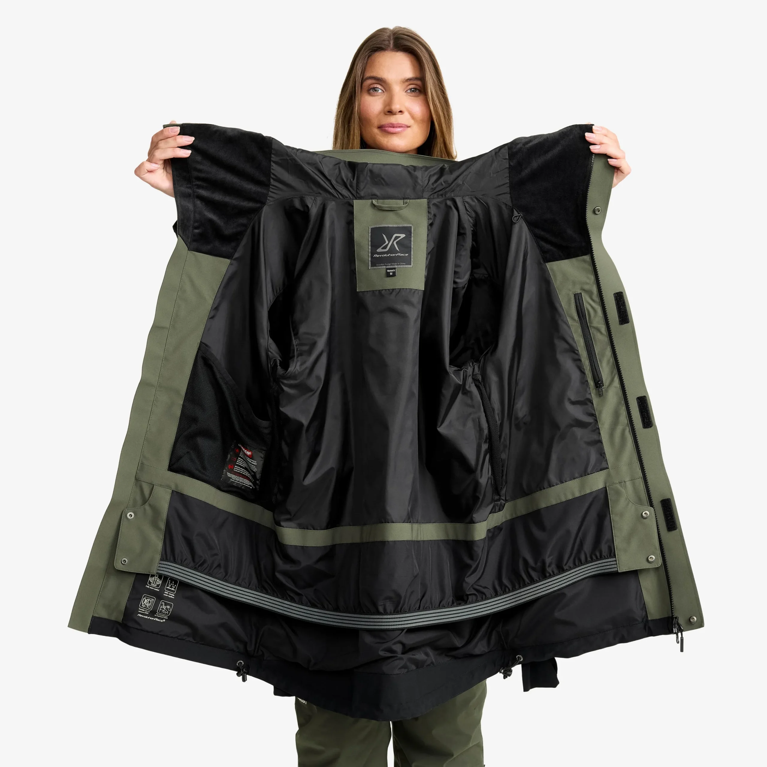 AccXel 2L Ski Jacket Damen Kambaba Green/Black