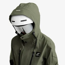 AccXel 2L Ski Jacket Damen Kambaba Green/Black