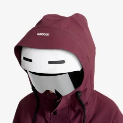 AccXel 2L Ski Jacket Damen Mauve Wine/Black