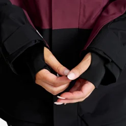AccXel 2L Ski Jacket Damen Mauve Wine/Black