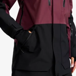 AccXel 2L Ski Jacket Damen Mauve Wine/Black