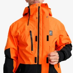 AccXel 2L Ski Jacket Herren Persimmon Orange/Black