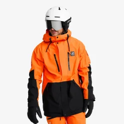 AccXel 2L Ski Jacket Herren Persimmon Orange/Black