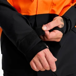 AccXel 2L Ski Jacket Herren Persimmon Orange/Black