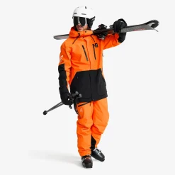 AccXel 2L Ski Jacket Herren Persimmon Orange/Black