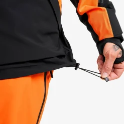 AccXel 2L Ski Jacket Herren Persimmon Orange/Black