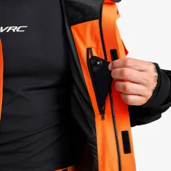 AccXel 2L Ski Jacket Herren Persimmon Orange/Black