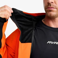 AccXel 2L Ski Jacket Herren Persimmon Orange/Black