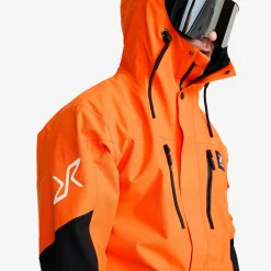 AccXel 2L Ski Jacket Herren Persimmon Orange/Black