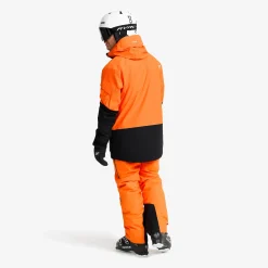 AccXel 2L Ski Jacket Herren Persimmon Orange/Black