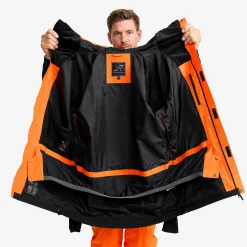 AccXel 2L Ski Jacket Herren Persimmon Orange/Black
