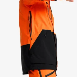 AccXel 2L Ski Jacket Herren Persimmon Orange/Black