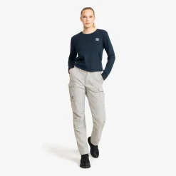 Adventure Cargo Stretch Pants Damen Limestone Grey