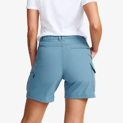 Adventure Cargo Stretch Shorts Damen Captain's Blue/Peyote