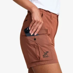 Adventure Cargo Stretch Shorts Damen Pink Mahogany