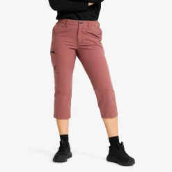 Adventure 3/4 Stretch Pants Damen Vintage Rose