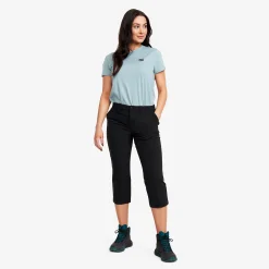 Adventure 3/4 Stretch Pants Damen Black