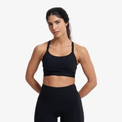 Aero Medium Sports Bra Damen Black
