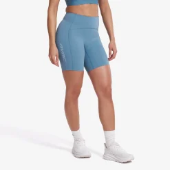 Aero Pocket Running Biker Shorts Damen Captain's Blue
