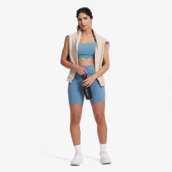 Aero Pocket Running Biker Shorts Damen Captain's Blue
