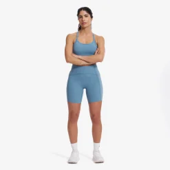 Aero Pocket Running Biker Shorts Damen Captain's Blue