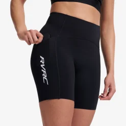Aero Pocket Running Biker Shorts Damen Black