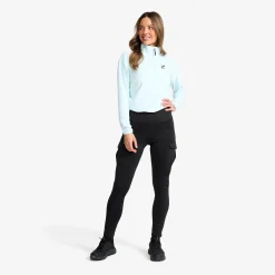 Alaska Fleece Lined Pocket Leggings Damen Black
