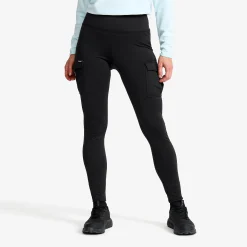 Alaska Fleece Lined Pocket Leggings Damen Black