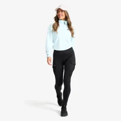 Alaska Fleece Lined Pocket Leggings Damen Black