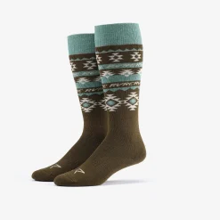 Alpine Terry Socks Kambaba Green/Peyote