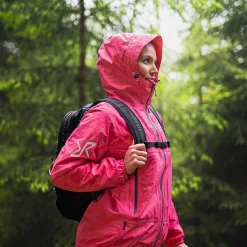 Arcade 3L Lightweight Jacket Damen Fandango Pink
