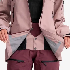 Atlas 3L Ski Jacket Damen Dusty Mauve