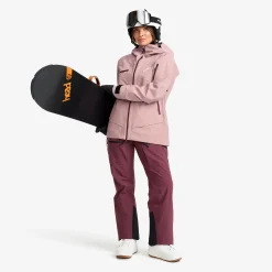 Atlas 3L Ski Jacket Damen Dusty Mauve
