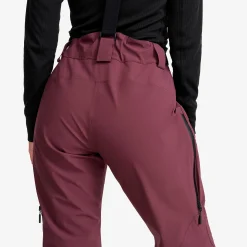 Atlas 3L Ski Pants Damen Mauve Wine