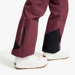 Atlas 3L Ski Pants Damen Mauve Wine