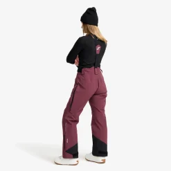 Atlas 3L Ski Pants Damen Mauve Wine