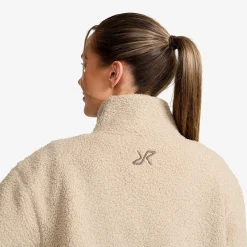 Bigfoot Half-zip Pile Fleece Damen Aluminium