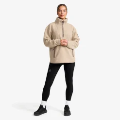 Bigfoot Half-zip Pile Fleece Damen Aluminium