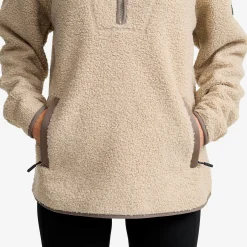 Bigfoot Half-zip Pile Fleece Damen Aluminium