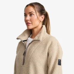Bigfoot Half-zip Pile Fleece Damen Aluminium