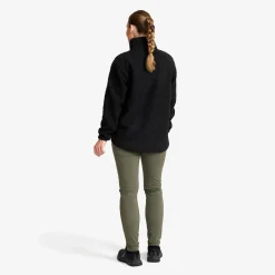 Bigfoot Half-zip Pile Fleece Damen Black
