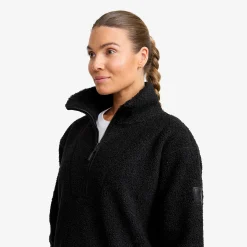 Bigfoot Half-zip Pile Fleece Damen Black