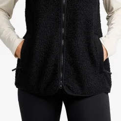 Bigfoot Pile Fleece Vest Damen Black