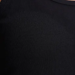 Birch Ribbed Tank Top Damen Black